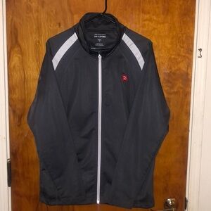High performance uniforms Walgreens Gray Full-Zip Jacket w/ White Accents